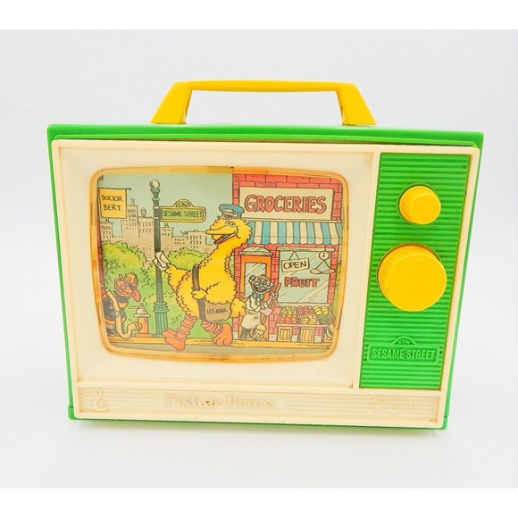 Fisher Price Sesame Street The People In Your Neighborhood TV Wind Up Toy - Picture 1 of 11